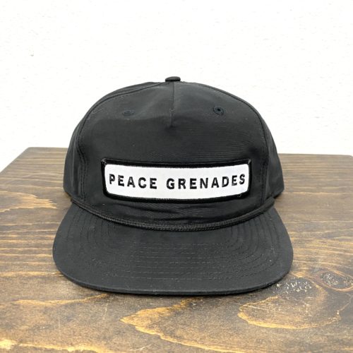 BLACK AND WHITE PATCHED RICHARDSON CAP